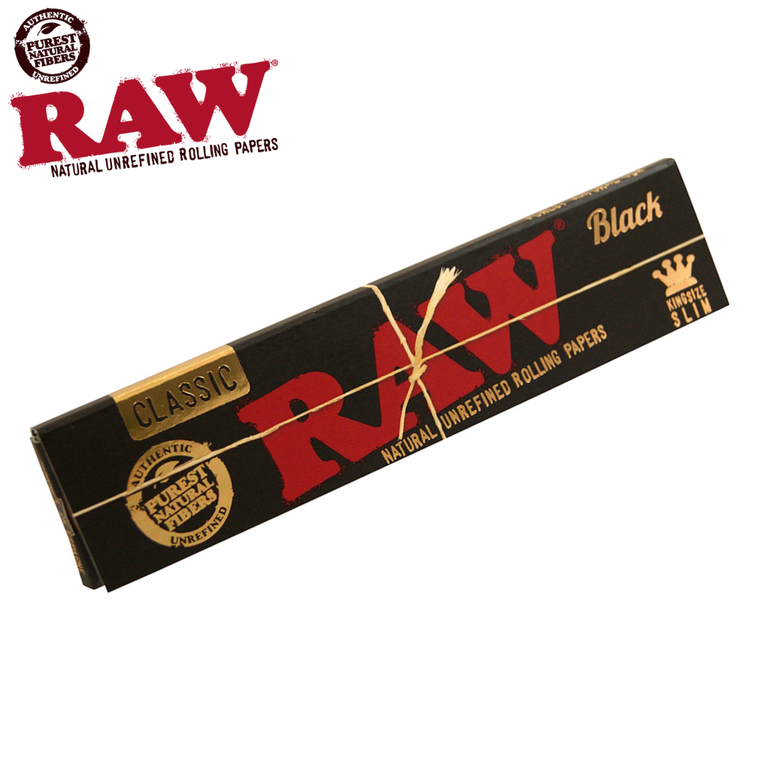 Filter Tips, RAW®, Black, Schmal